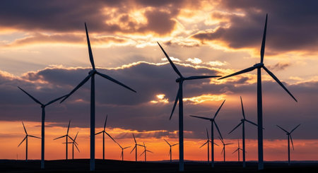Natural and Renewable Energy Concept.
