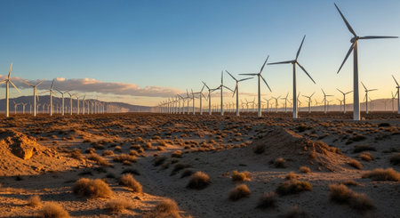 Natural and Renewable Energy Concept.