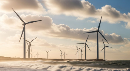Natural and Renewable Energy Concept.