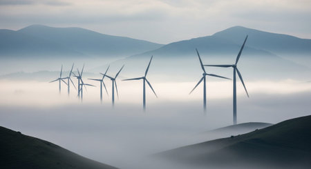 Natural and Renewable Energy Concept.