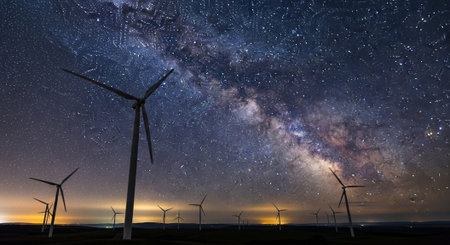 Natural and Renewable Energy Concept.