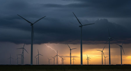 Natural and Renewable Energy Concept.