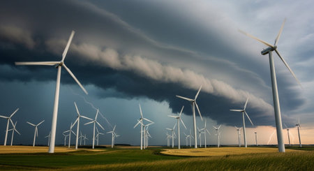 Natural and Renewable Energy Concept.の写真素材