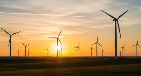 Natural and Renewable Energy Concept.