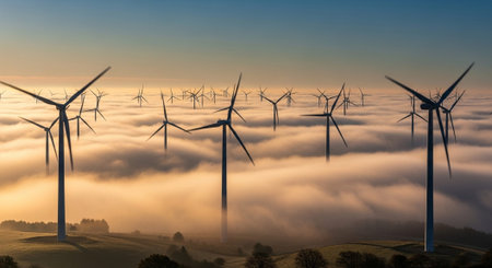 Natural and Renewable Energy Concept.
