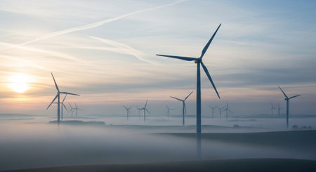 Natural and Renewable Energy Concept.