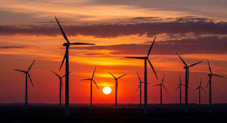Natural and Renewable Energy Concept.