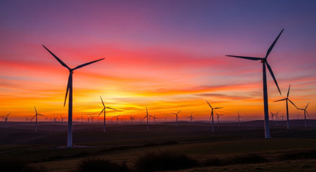 Natural and Renewable Energy Concept.