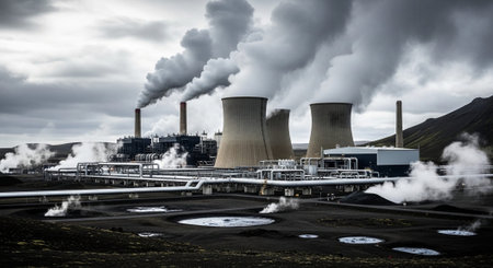 Natural and Renewable Energy Concept.