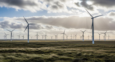Natural and Renewable Energy Concept.