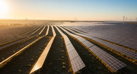 Natural and Renewable Energy Concept.