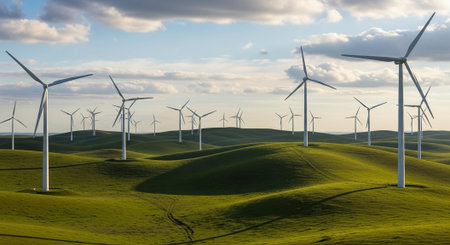 Natural and Renewable Energy Concept.