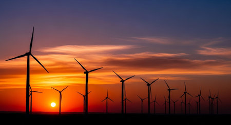 Natural and Renewable Energy Concept.