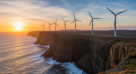 Natural and Renewable Energy Concept.