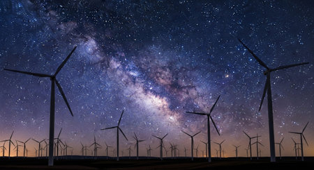 Natural and Renewable Energy Concept.