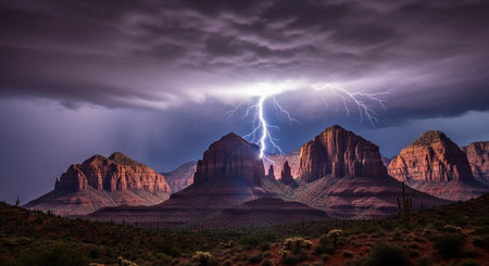 Natural and Renewable Energy Concept.