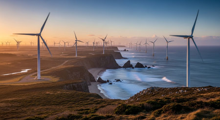Natural and Renewable Energy Concept.