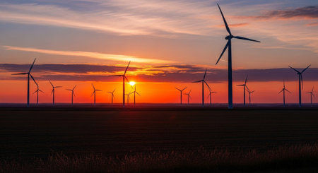 Natural and Renewable Energy Concept.