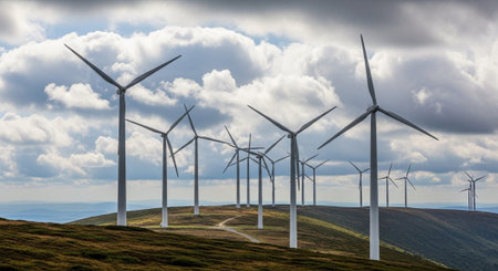 Natural and Renewable Energy Concept.
