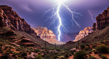 Natural and Renewable Energy Concept.