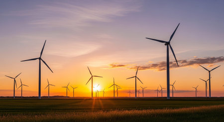 Natural and Renewable Energy Concept.