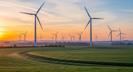 Natural and Renewable Energy Concept.