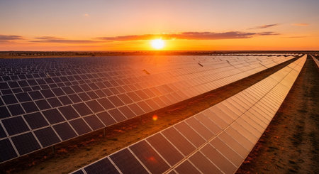 Natural and Renewable Energy Concept.