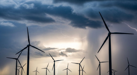 Natural and Renewable Energy Concept.
