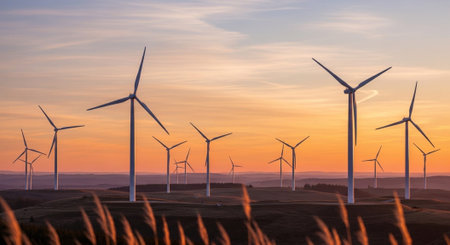 Natural and Renewable Energy Concept.