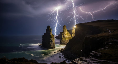 Natural and Renewable Energy Concept.