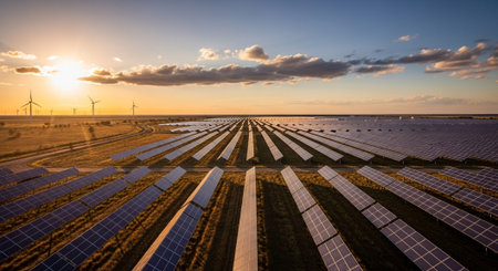 Natural and Renewable Energy Concept.