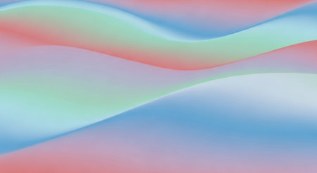 Vibrant Colorful Abstract Background with Fluid Waves and Modern Gradient Design.
