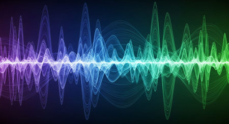 Vibrant Colorful Abstract Background with Fluid Waves and Modern Gradient Design.
