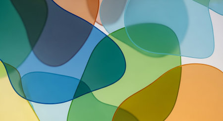 Vibrant Colorful Abstract Background with Fluid Waves and Modern Gradient Design.