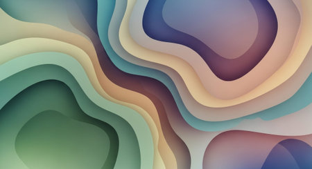 Vibrant Colorful Abstract Background with Fluid Waves and Modern Gradient Design.