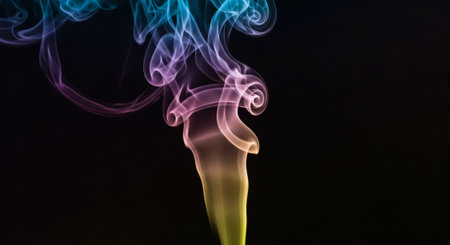Vibrant Colorful Abstract Background with Fluid Waves and Modern Gradient Design.