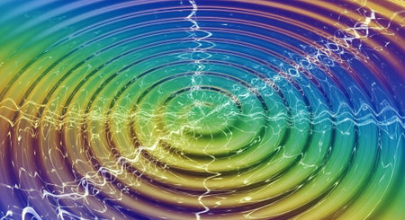 Vibrant Colorful Abstract Background with Fluid Waves and Modern Gradient Design.