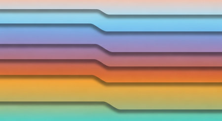 Vibrant Colorful Abstract Background with Fluid Waves and Modern Gradient Design.