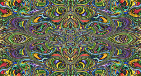 Vibrant Colorful Abstract Background with Fluid Waves and Modern Gradient Design.