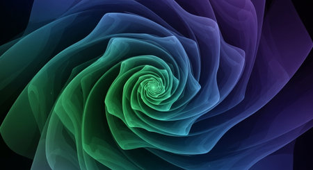 Vibrant Colorful Abstract Background with Fluid Waves and Modern Gradient Design.