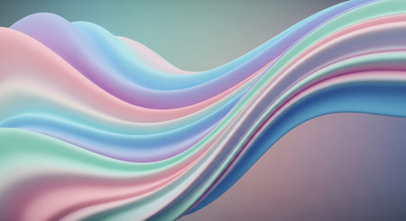 Vibrant Colorful Abstract Background with Fluid Waves and Modern Gradient Design.