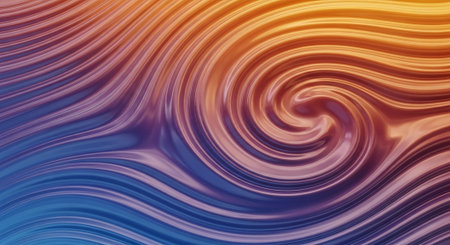 Vibrant Colorful Abstract Background with Fluid Waves and Modern Gradient Design.