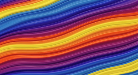 Vibrant Colorful Abstract Background with Fluid Waves and Modern Gradient Design.