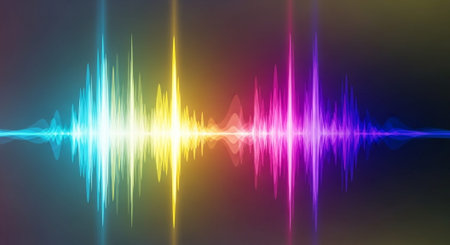 Vibrant Colorful Abstract Background with Fluid Waves and Modern Gradient Design.
