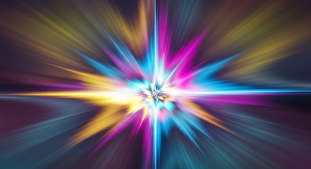Vibrant Colorful Abstract Background with Fluid Waves and Modern Gradient Design.