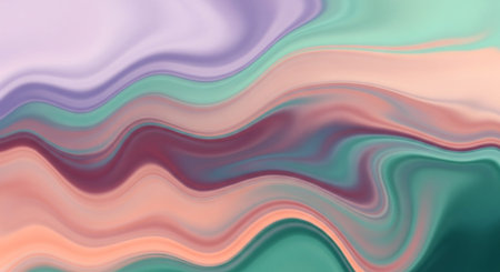 Vibrant Colorful Abstract Background with Fluid Waves and Modern Gradient Design.