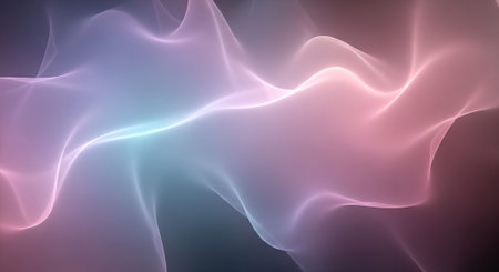 Vibrant Colorful Abstract Background with Fluid Waves and Modern Gradient Design.