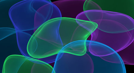 Vibrant Colorful Abstract Background with Fluid Waves and Modern Gradient Design.