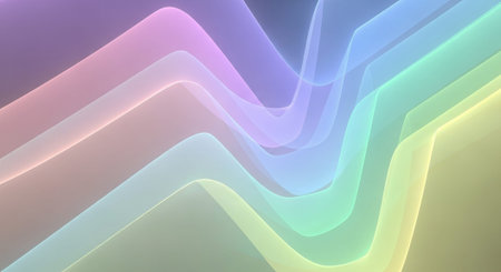 Vibrant Colorful Abstract Background with Fluid Waves and Modern Gradient Design.