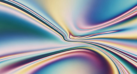 Vibrant Colorful Abstract Background with Fluid Waves and Modern Gradient Design.